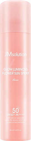 Glow Luminous Flower Sun Spray Rose SPF50+ PA++++ Солнцезащитный с Дамасской Розой, 180 мл – фото 13