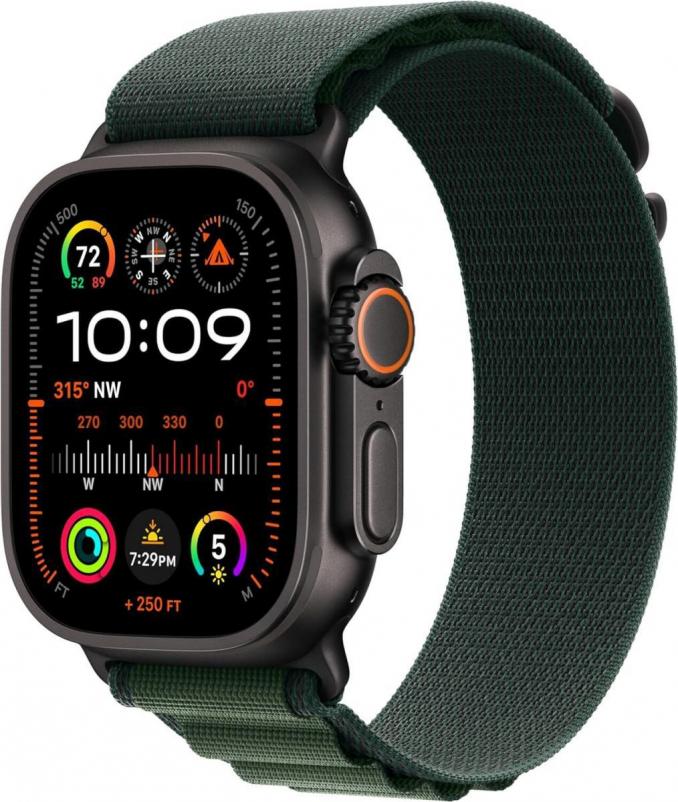Смарт-часы Apple Watch Ultra 2 (2024) 49 mm Black Titanium Case with ...